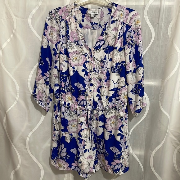Carolina Belle Montreal, Floral Print Romper, Size 4 - Picture 1 of 8